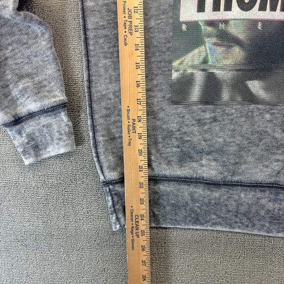 Thomas Rhett Sweatshirt Womens Large Gray Off the Shoulder Country Music - Picture 7 of 9